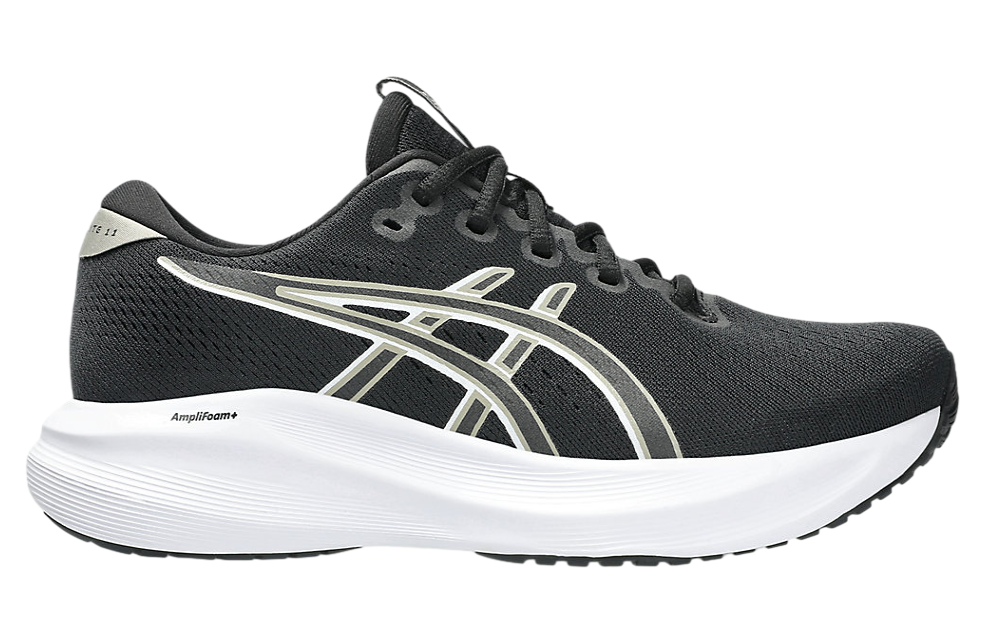 A新 Asics GEL-Excite 11 D Wide WMNS Black / Meteor Grey - Jul