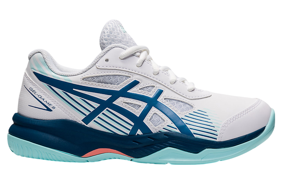 Asics Gel-Game 8 GS White / Light Indigo