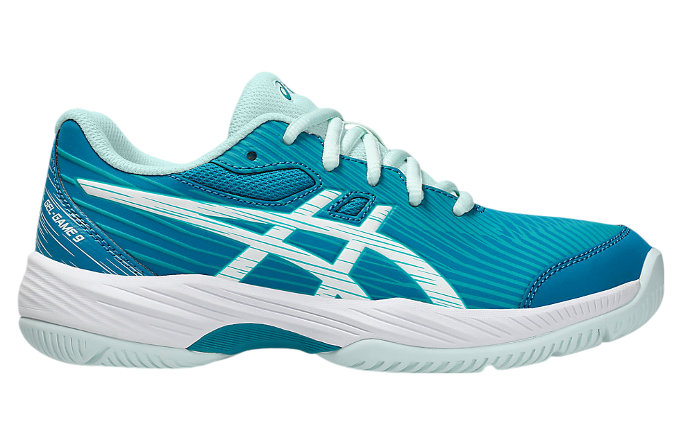 Asics Gel-Game 9 GS Teal Blue / White