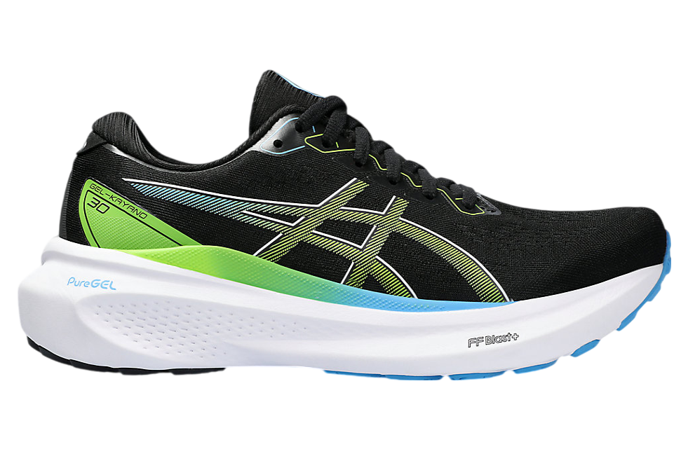 Asics Gel-Kayano 30 Black / Electric Lime