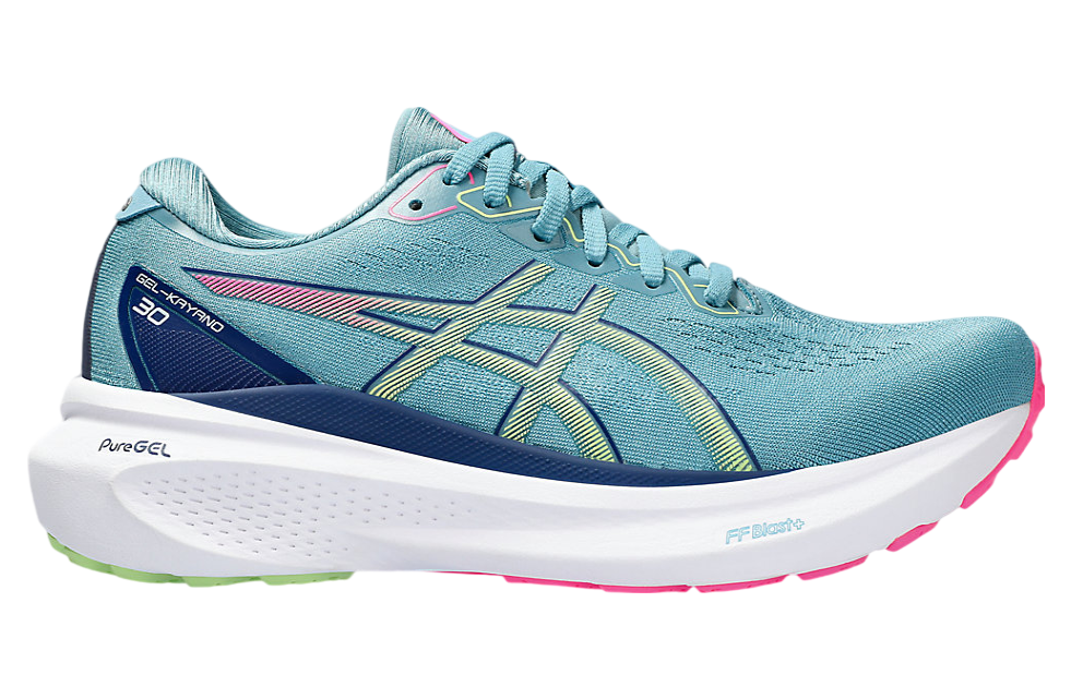 Asics Gel-Kayano 30 WMNS Gris Blue / Lime Green