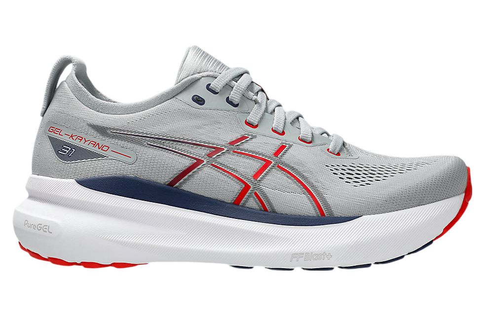 Asics Gel-Kayano 31 Piedmont Grey / Fiery Red