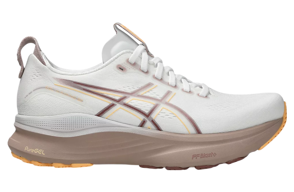 Asics Gel-Kayano 32 White / Orange Glow / Brown