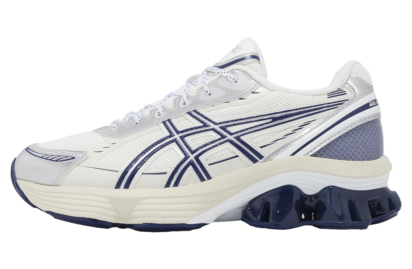 Asics GEL-Kinetic Fluent White / Independence Blue