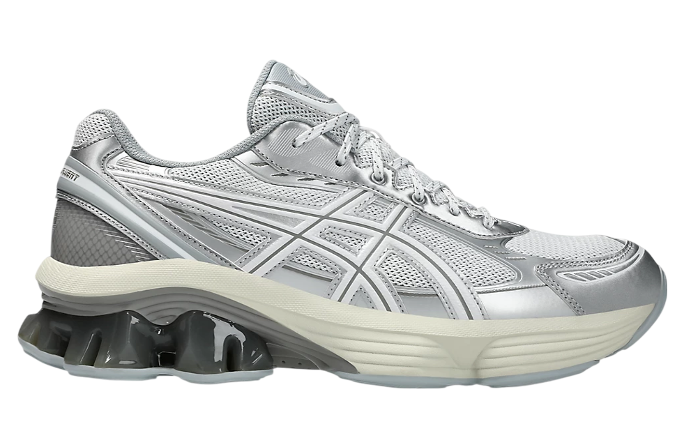 【ほぼ新品】ASICS GEL-KINETIC FLUENT ホワイト&グレー Asics Gel-Kinetic Fluent White - Apr 2025 - 1203A591-101