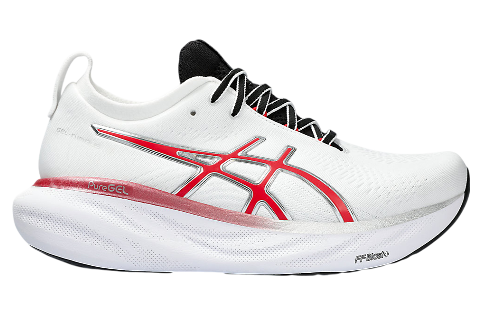 Asics Gel-Nimbus 25 Anniversary White / Classic Red