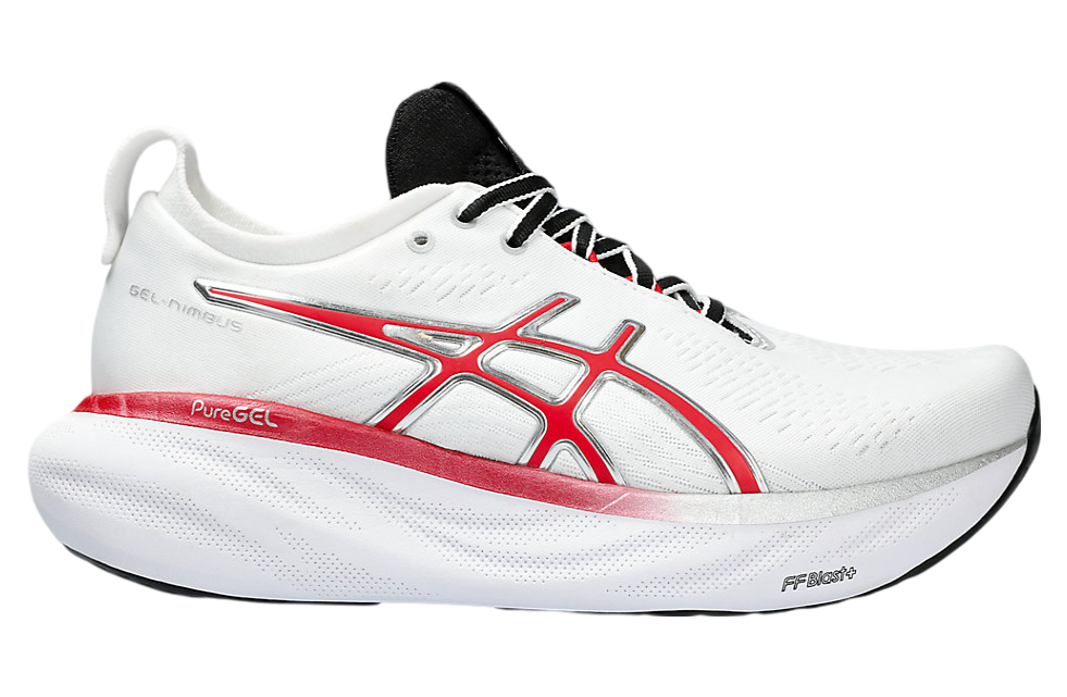 Asics Gel-nimbus 25 Anniversary Wmns White / Classic Red