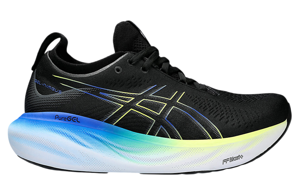 Asics Gel-Nimbus 25 Black / Glow Yellow