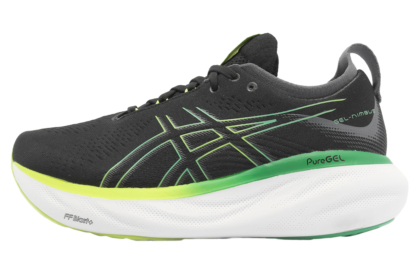 Asics GEL-Nimbus 25 Black / Lime Zest