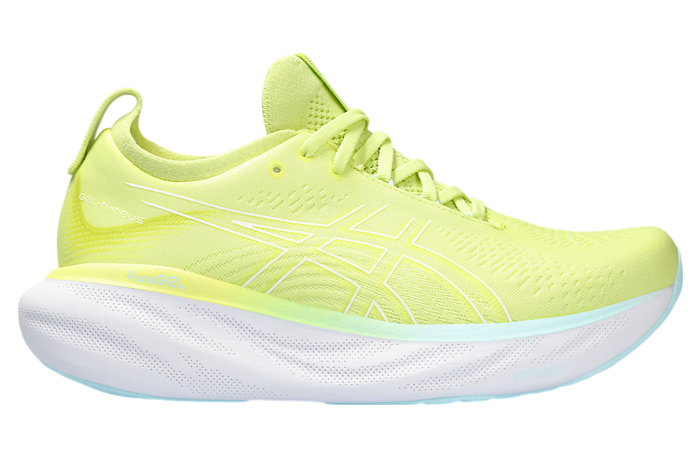 Asics Gel-Nimbus 25 Glow Yellow / White