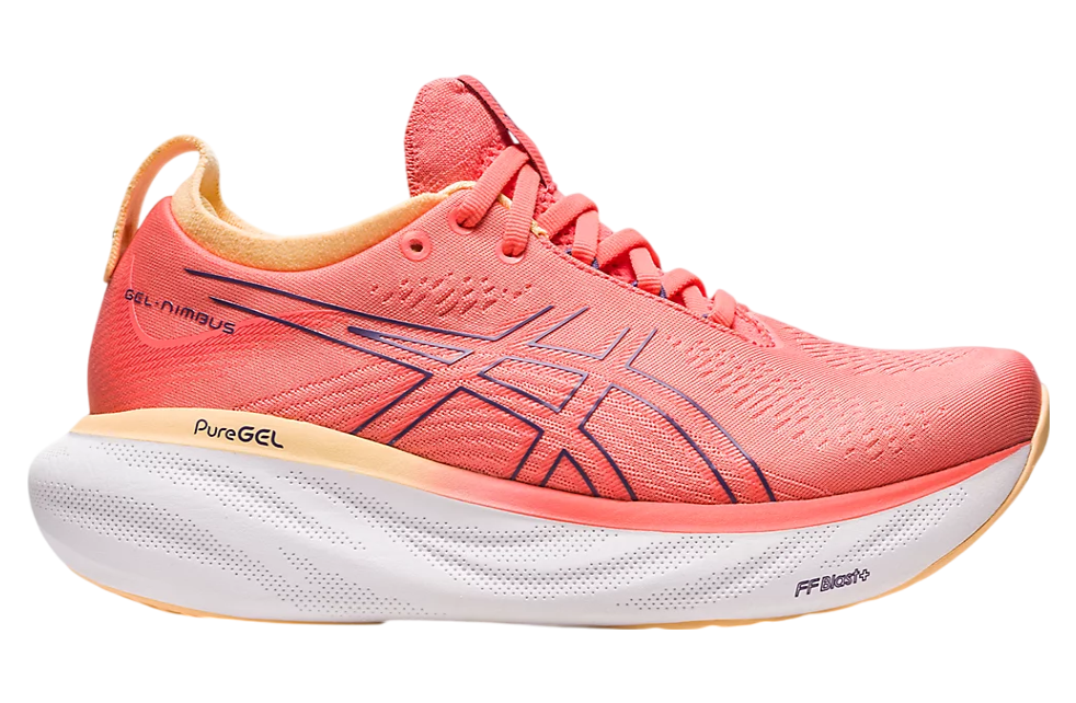 Asics Gel-nimbus 25 Wide Wmns Papaya / Dusty Purple