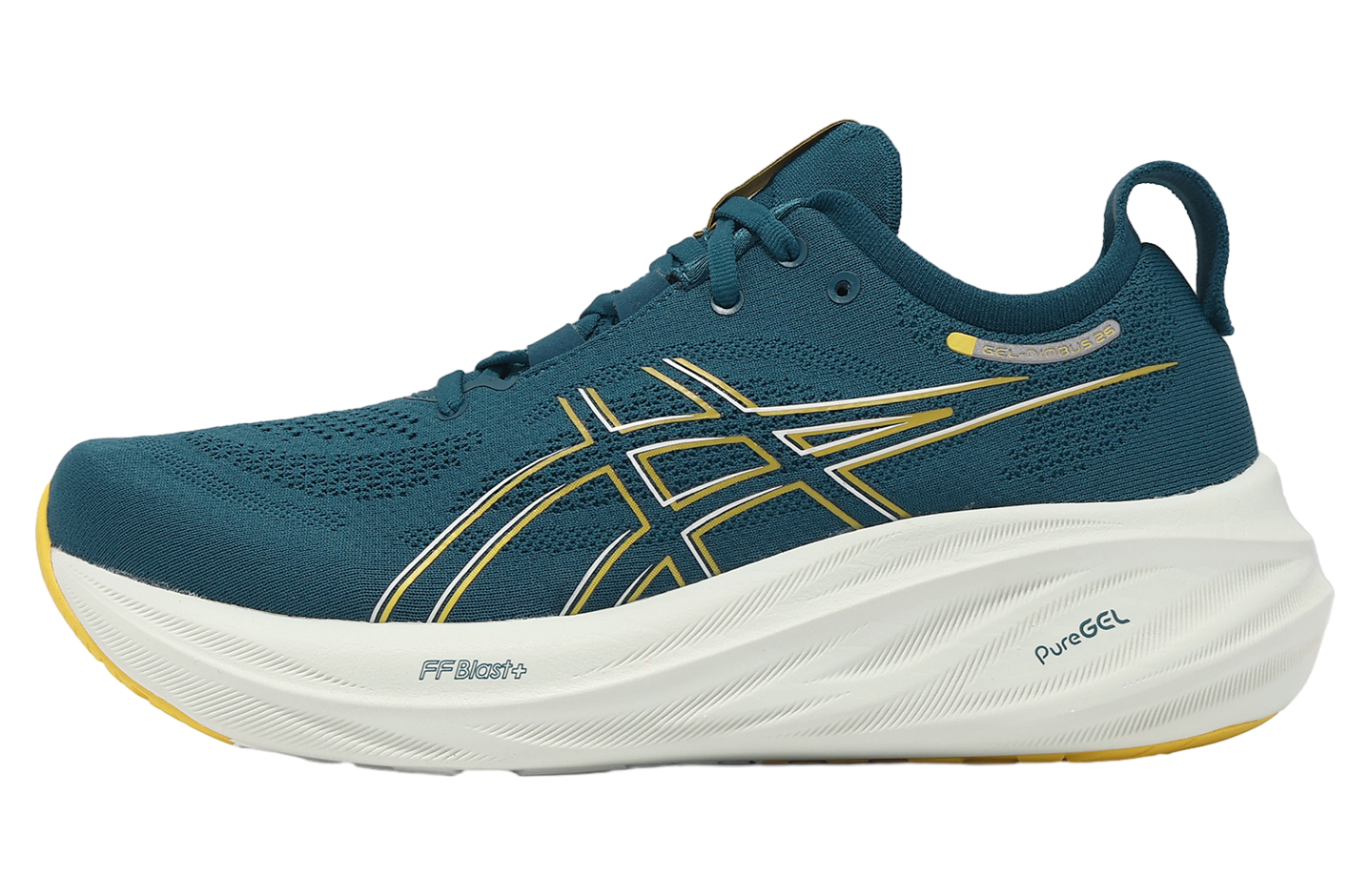 Asics GEL-Nimbus 26 Evening Teal / Light Mustard