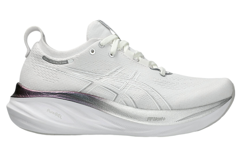 Asics Gel-Nimbus 26 Platinum WMNS Real White / Pure Silver