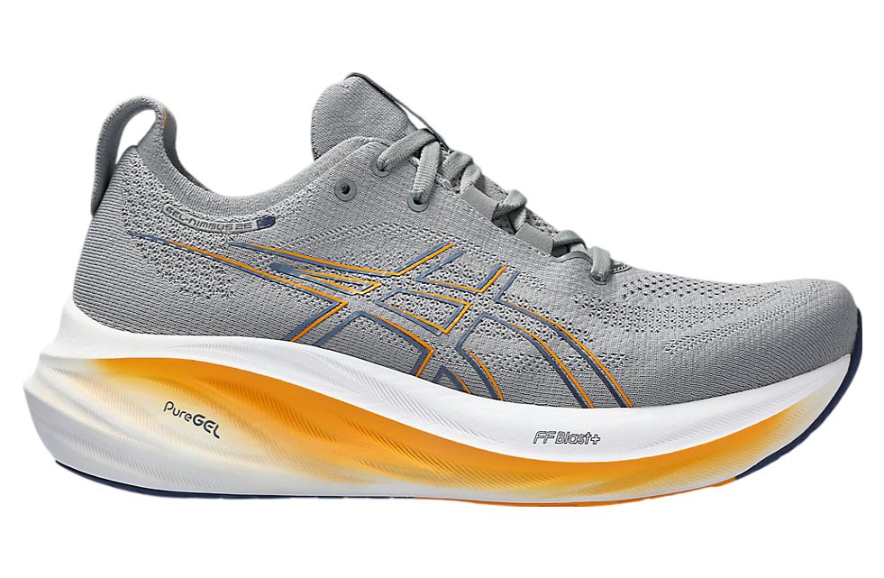 Asics Gel-Nimbus 26 Sheet Rock / Thunder Blue