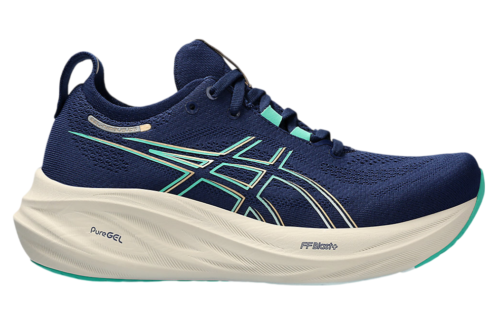 Asics Gel-Nimbus 26 Wide WMNS Blue Expanse / Aurora Green