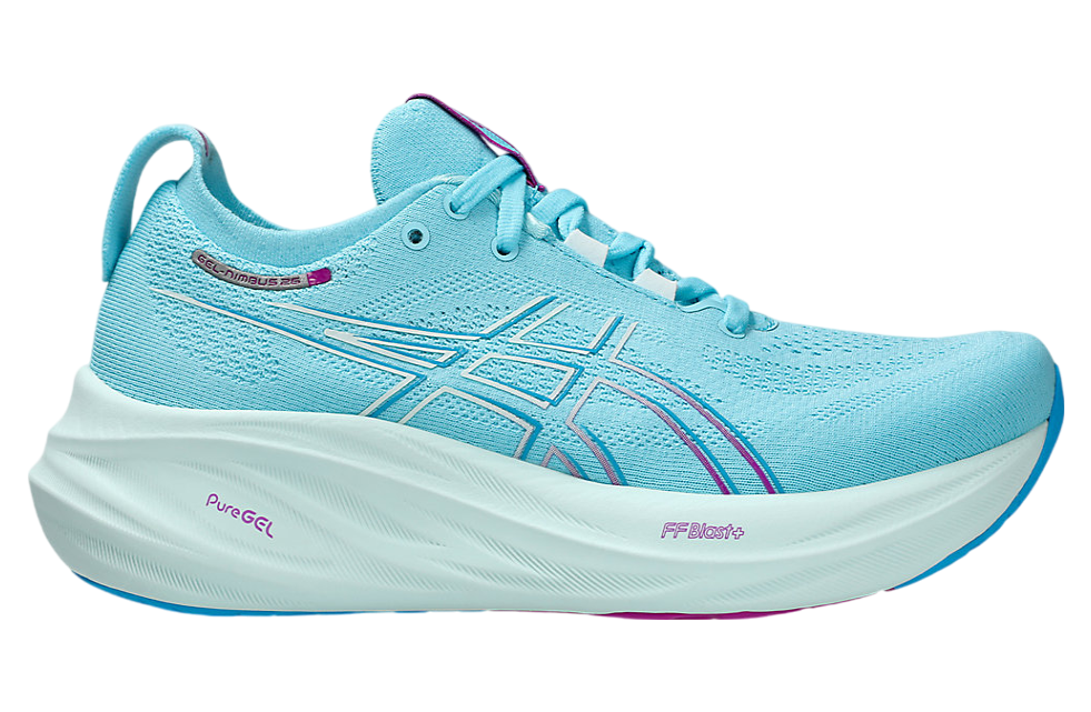 Asics Gel-Nimbus 26 WMNS Bright Cyan / Bold Magenta