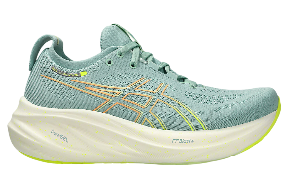 Asics Gel-Nimbus 26 WMNS Light Celadon / Safety Yellow