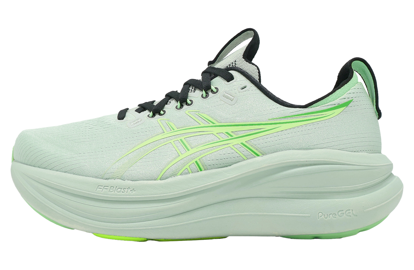 Asics GEL-Nimbus 28 2E Wide Cold Moss / Illumina Green