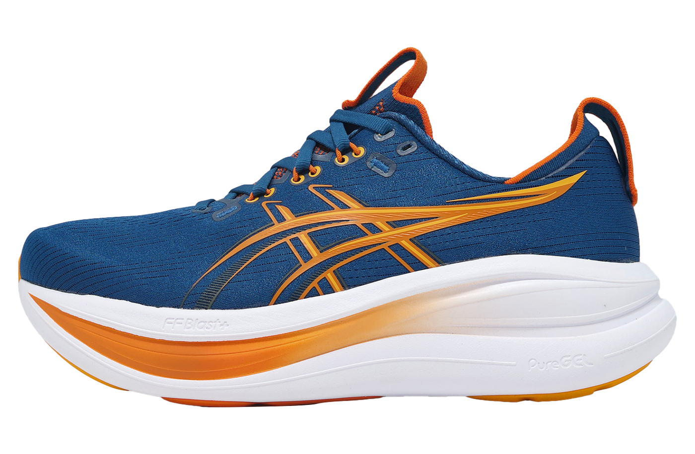 Asics GEL-Nimbus 28 2E Wide Twilight Blue / Anzu