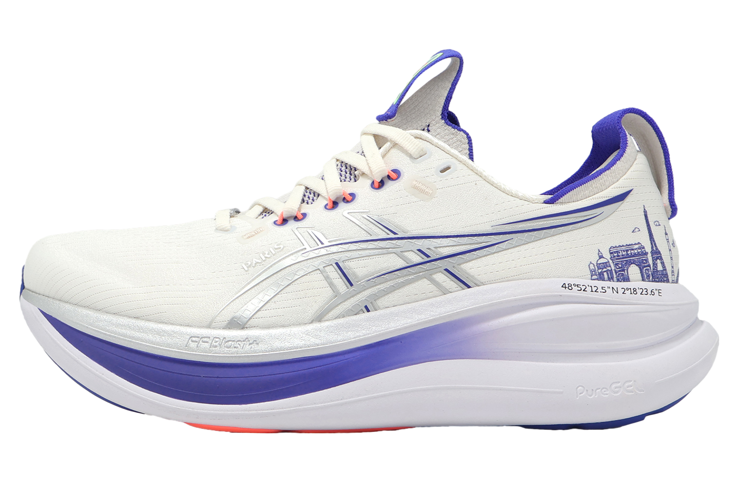 Asics GEL-Nimbus 28 Cream / Pure Silver