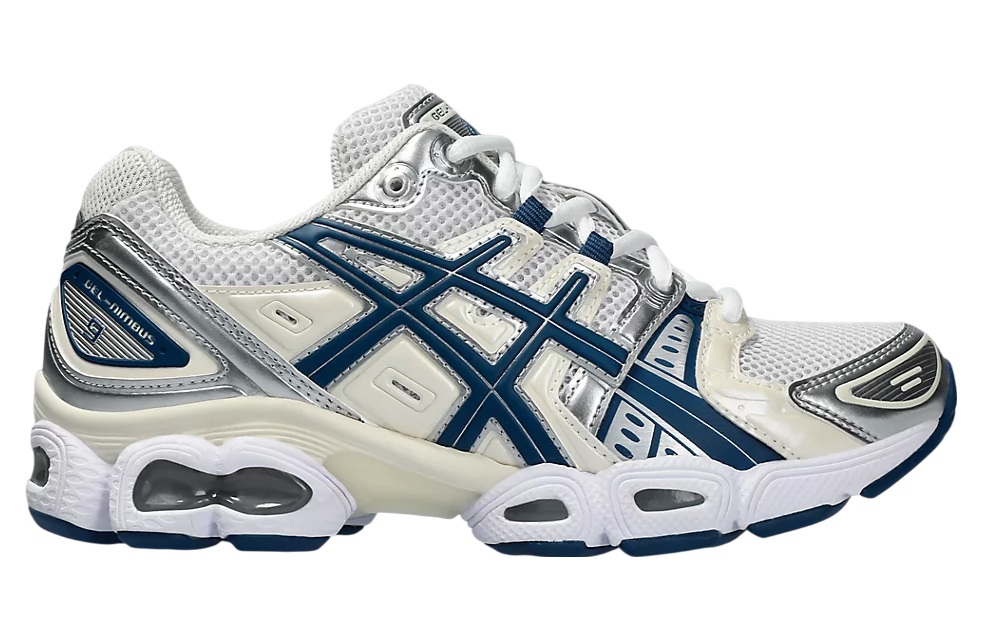 Asics Gel-Nimbus 9 White / Light Indigo