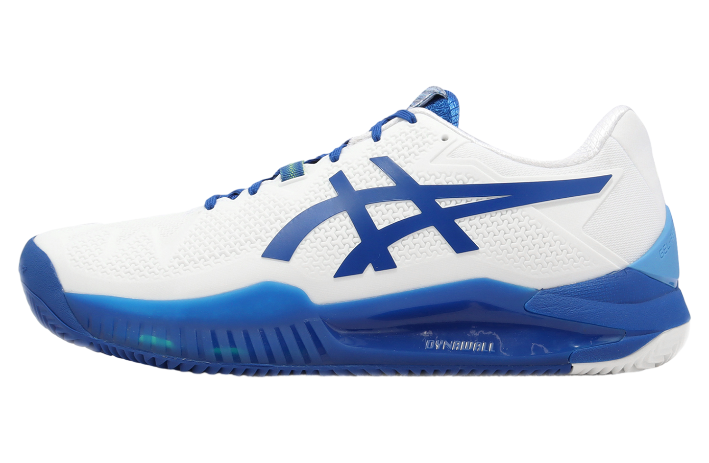 Asics GEL-Resolution 8 Clay White / Tuna Blue