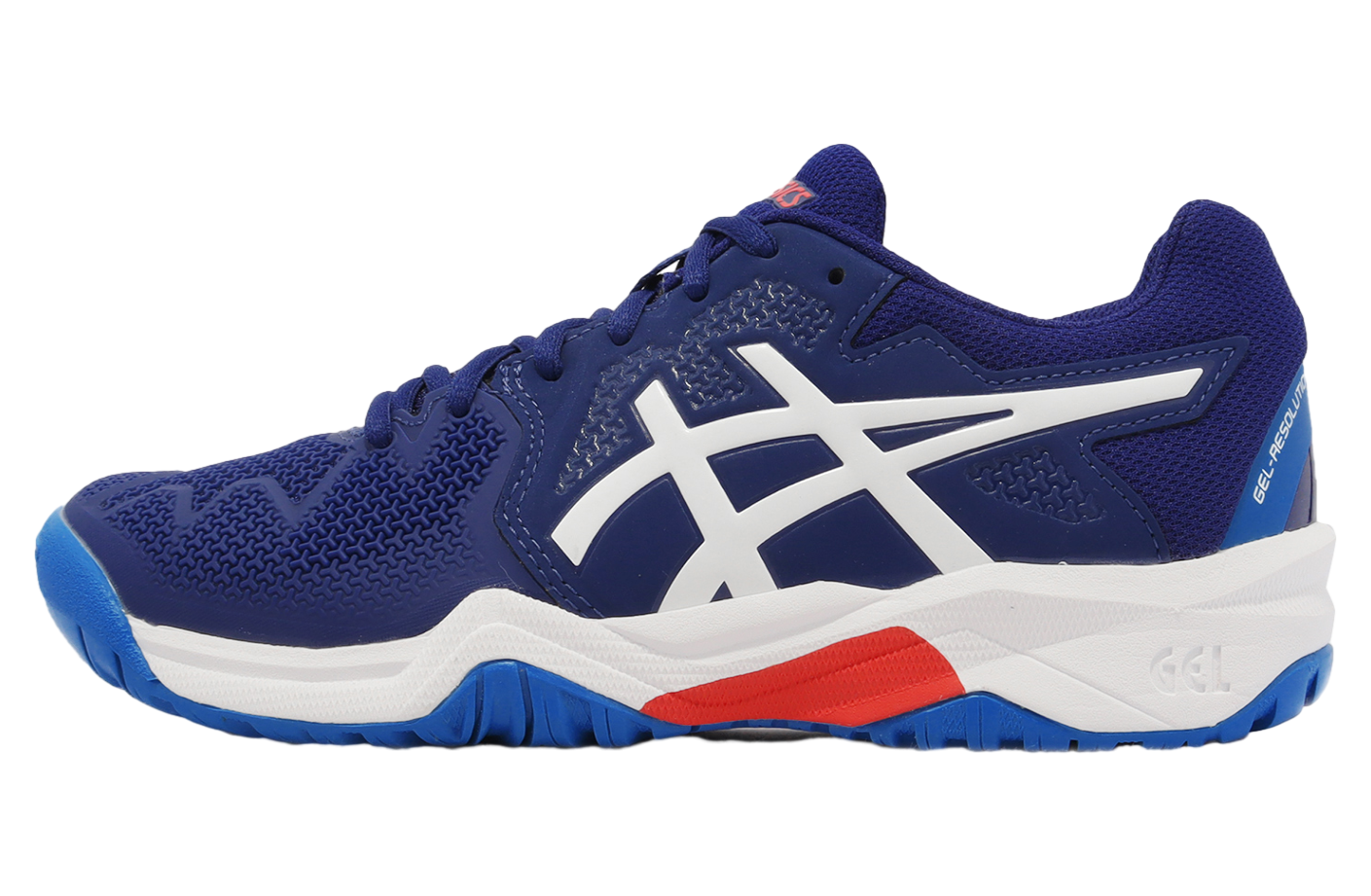 Asics GEL-Resolution 8 GS Dive Blue / White