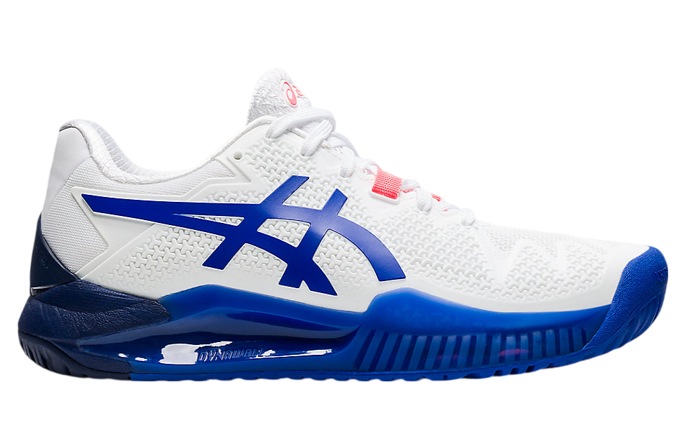 Asics Gel-Resolution 8 Wide WMNS White / Lapis Lazuli Blue