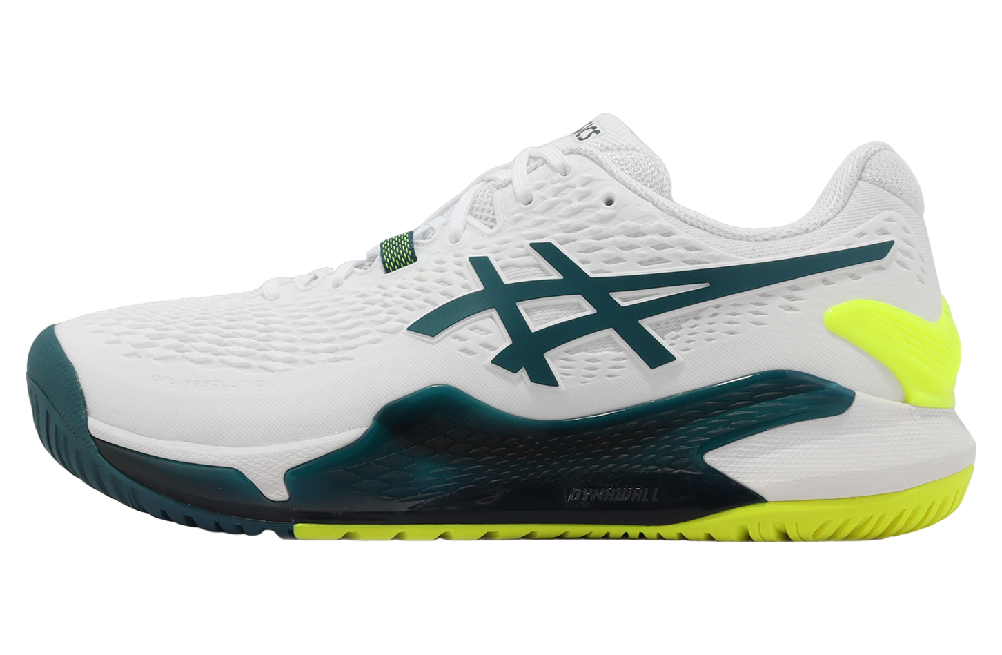 Asics GEL-Resolution 9 2E Wide White / Restful Teal