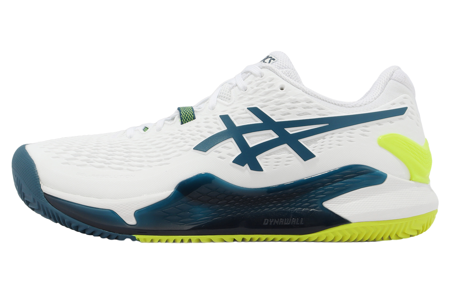 Asics GEL-Resolution 9 CLAY White / Restful Teal - Jul 2023