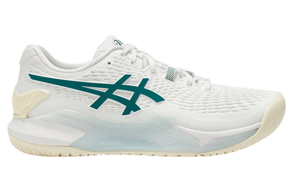 Asics Gel-Resolution 9 White / Pitch Green