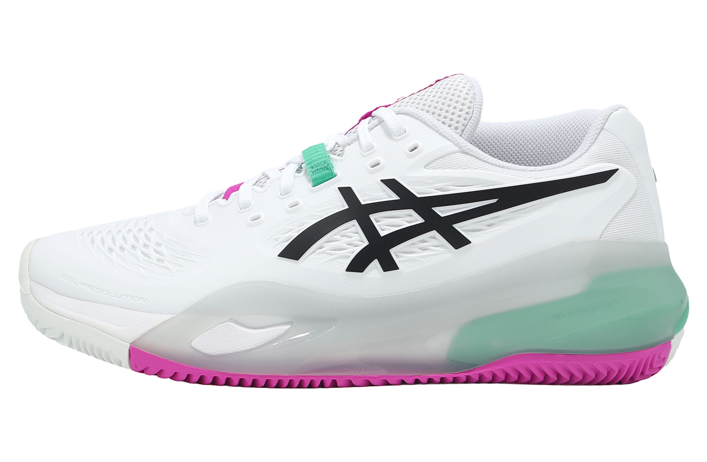 Asics Gel-Resolution X Clay White / Aurora Green