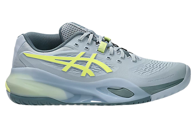 Asics Gel-Resolution X Grey Blue / Pistachio