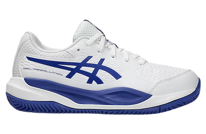 Asics Gel-Resolution X GS Clay White / Dark Cobalt