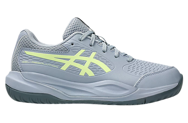 Asics Gel-Resolution X GS Grey Blue / Pistachio