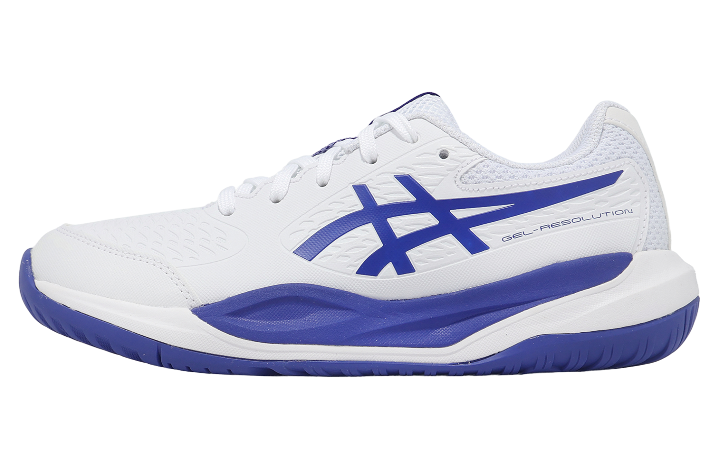 Asics GEL-Resolution X GS White / Dark Cobalt