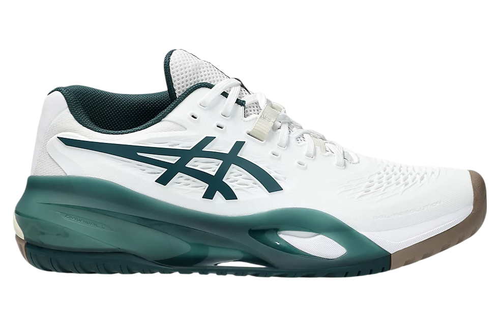 Asics Gel-Resolution X White / Saxon Green