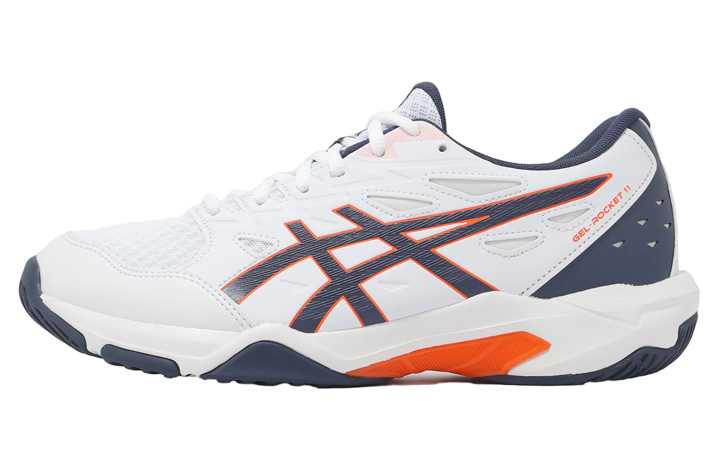 Asics GEL-Rocket 11 2E Wide White / Indigo Fog