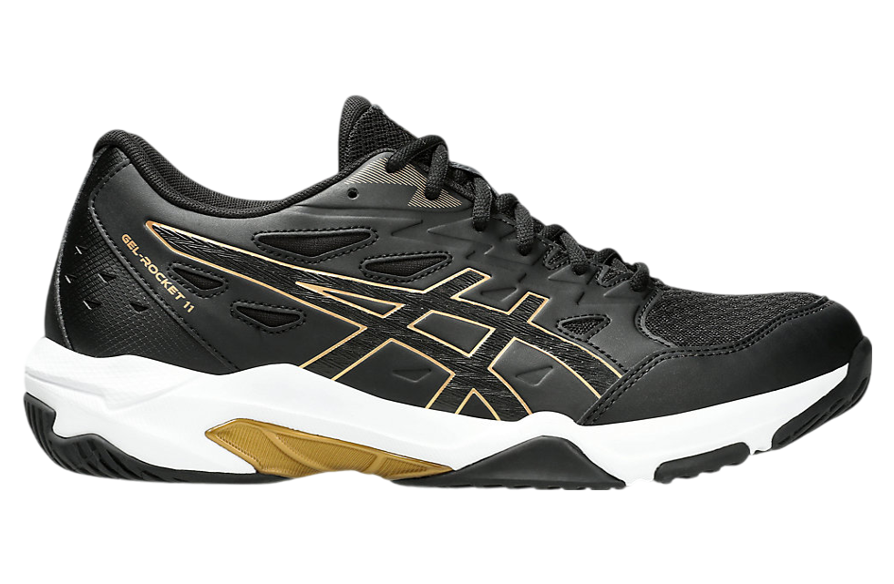Asics Gel-Rocket 11 Black / Pure Gold