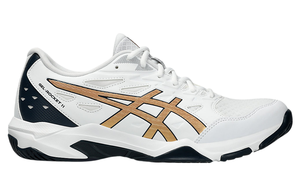 Asics Gel-Rocket 11 White / Pure Gold
