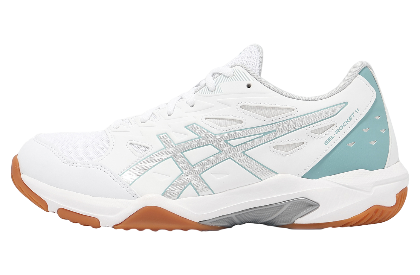 Asics GEL-Rocket 11 White / Teal Tint
