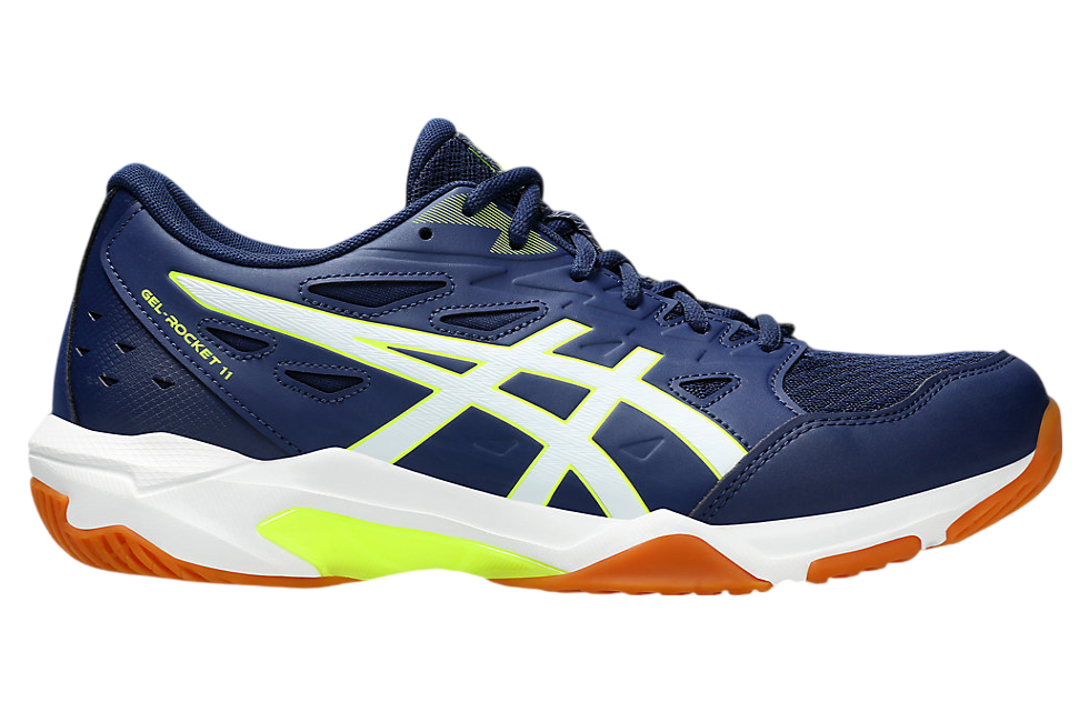Asics Gel-Rocket 11 Wide Blue Expanse / Safety Yellow