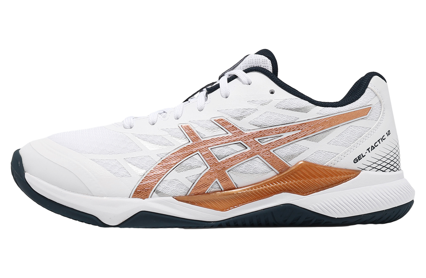 Asics GEL-Tactic 12 2E Wide White / Pure Bronze
