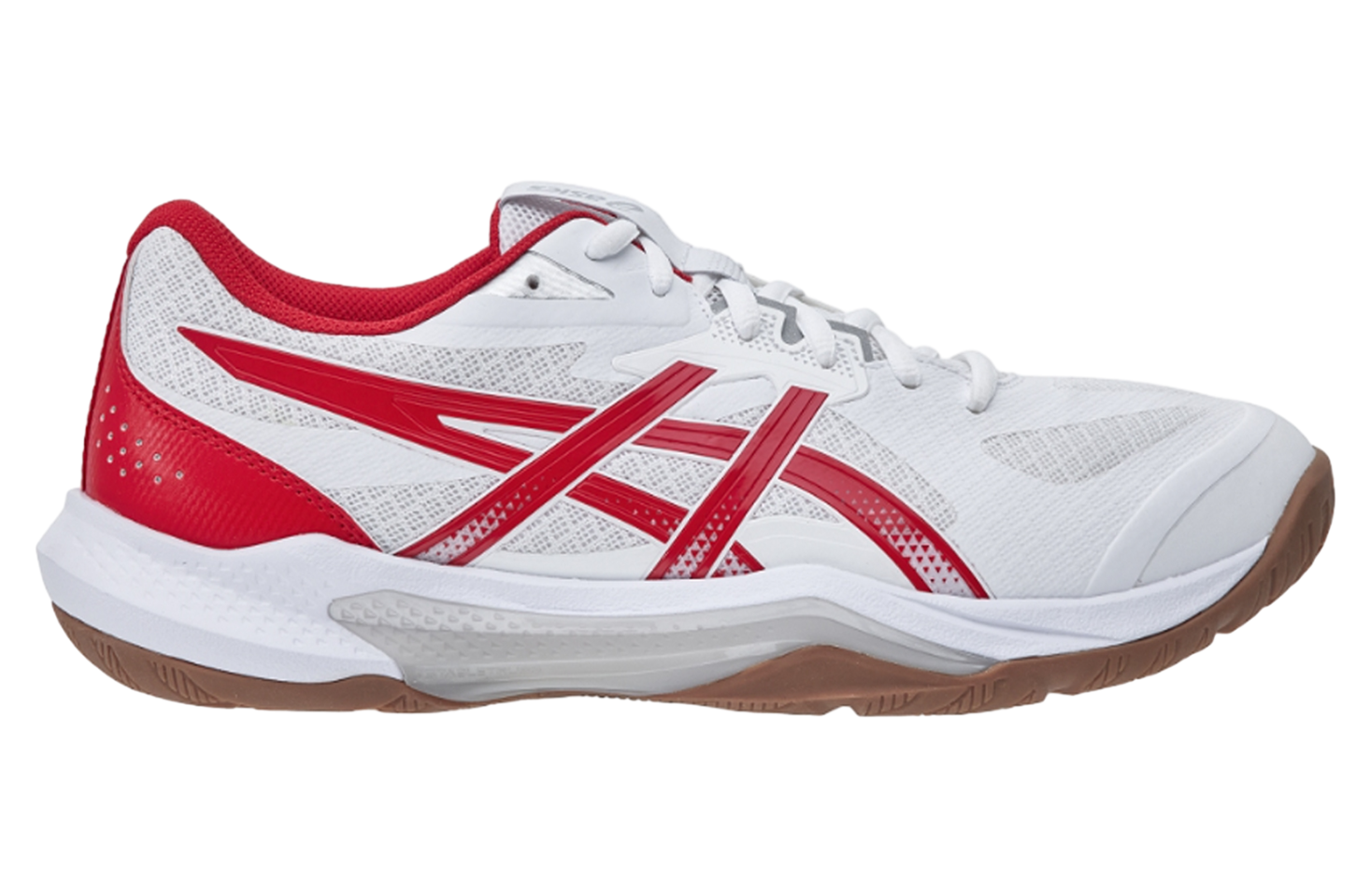 Asics GEL-Tactic 13 2E Wide White / Fiery Red - Jul 2025