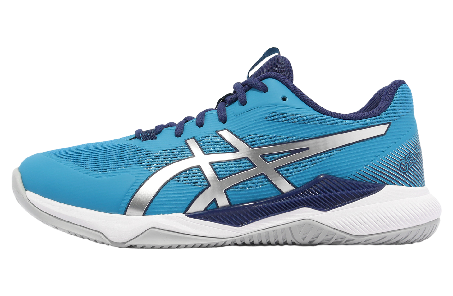 Asics GEL-Tactic Island Blue / Pure Silver