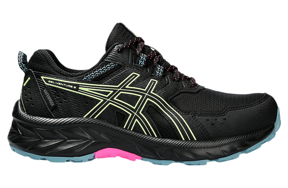 Asics Gel-venture 9 Waterproof Wmns Black / Lime Green