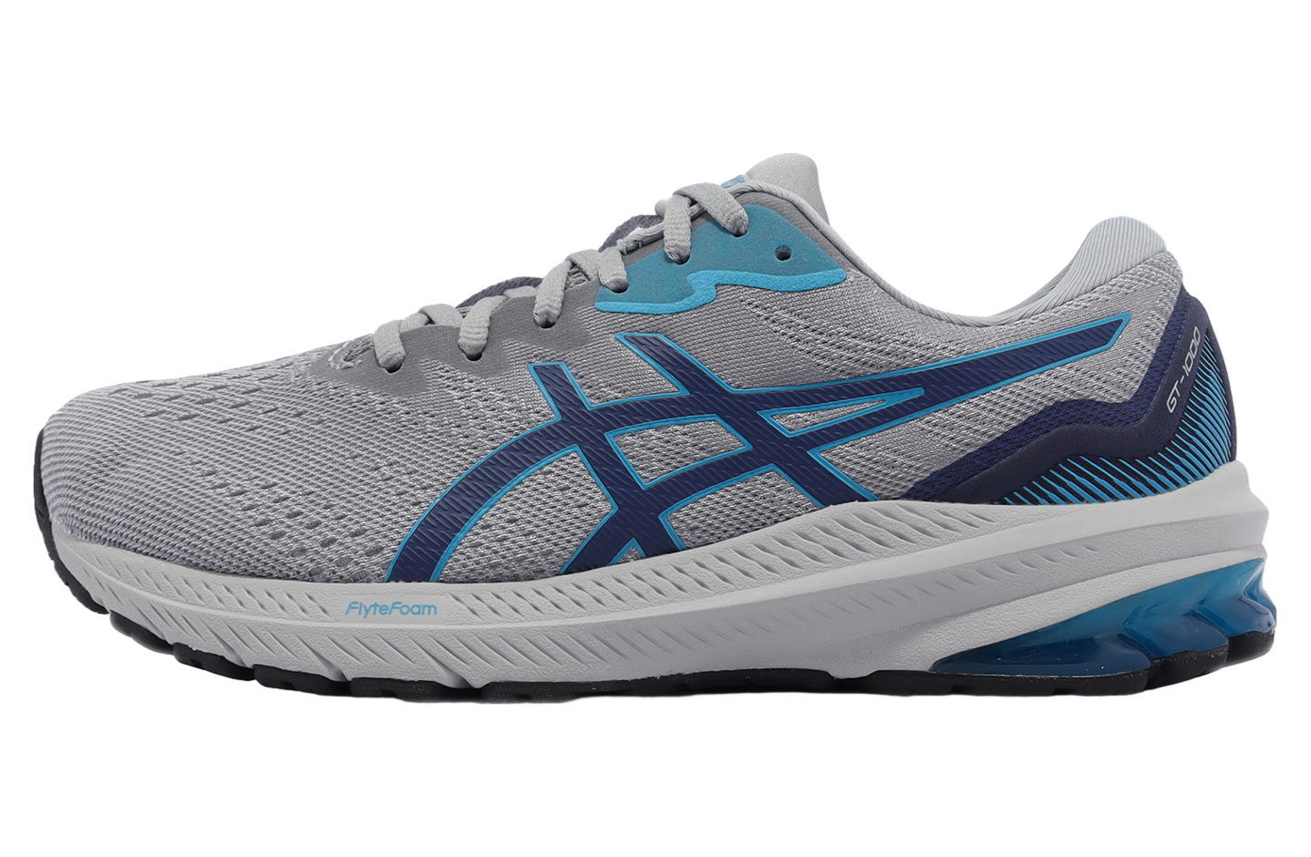 Asics GT-1000 11 2E Wide Piedmont Grey / Indigo Blue