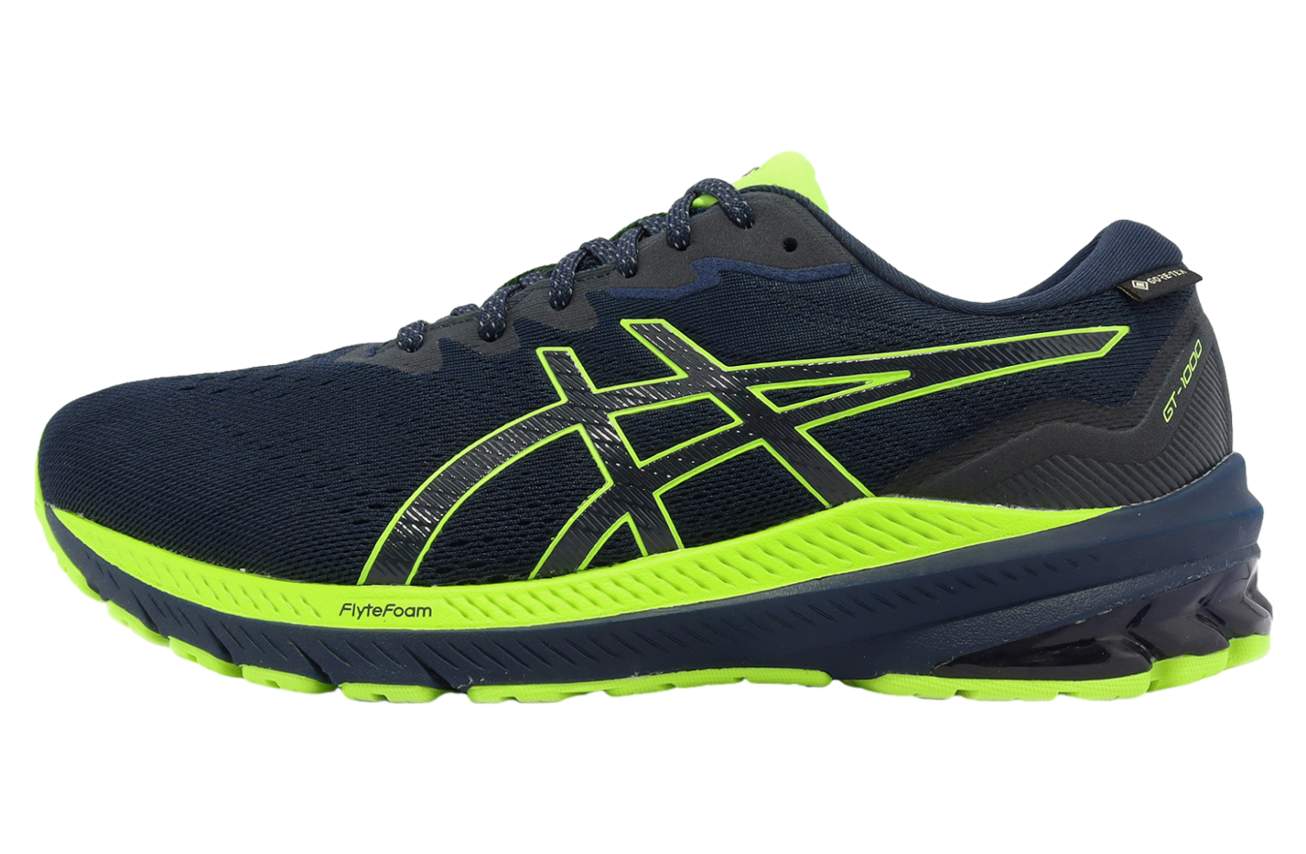 Asics GT-1000 11 GTX 4E Extra Wide French Blue / Hazard Green