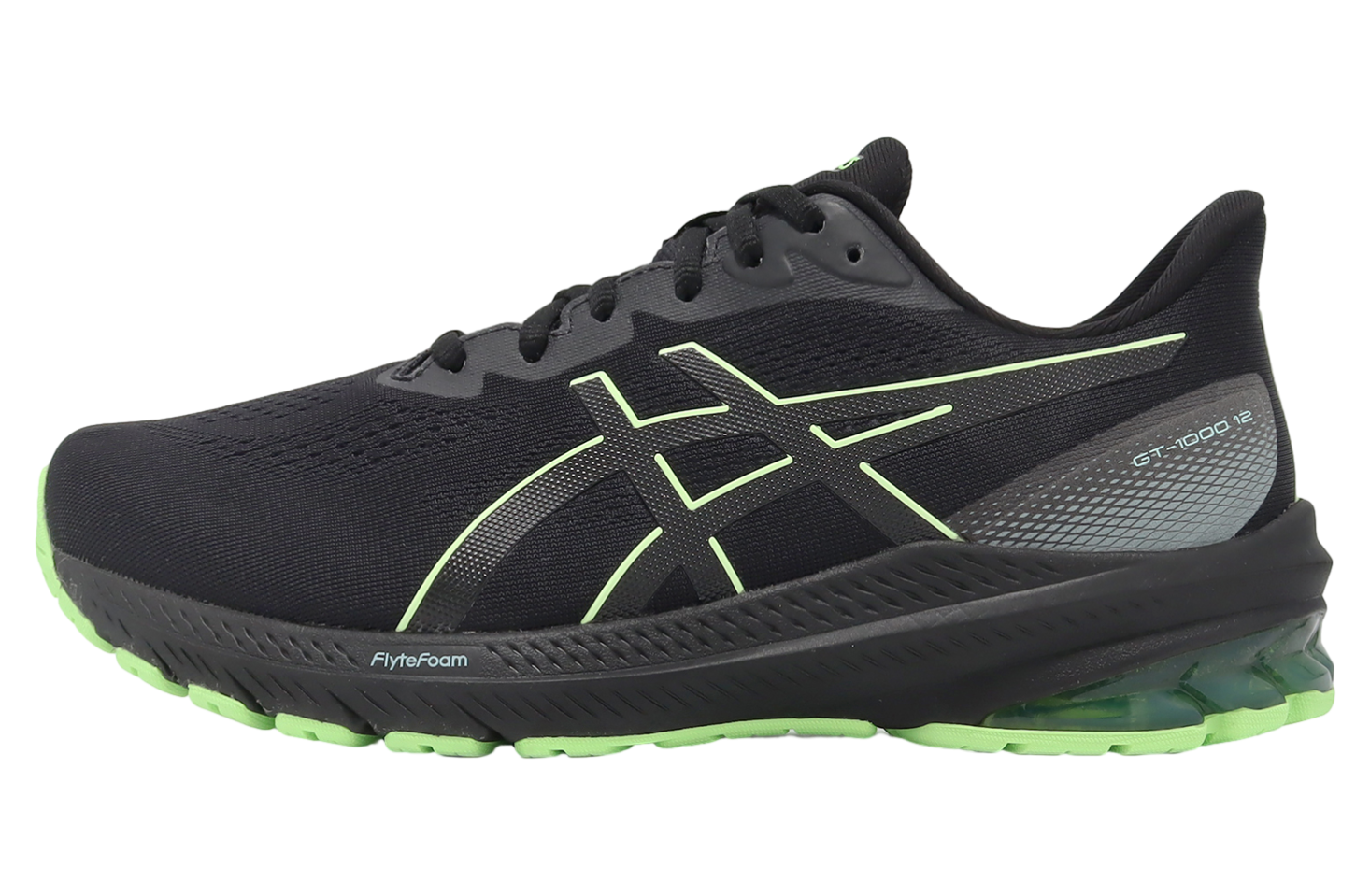 Asics GT-1000 12 GTX Black / Illuminate Green