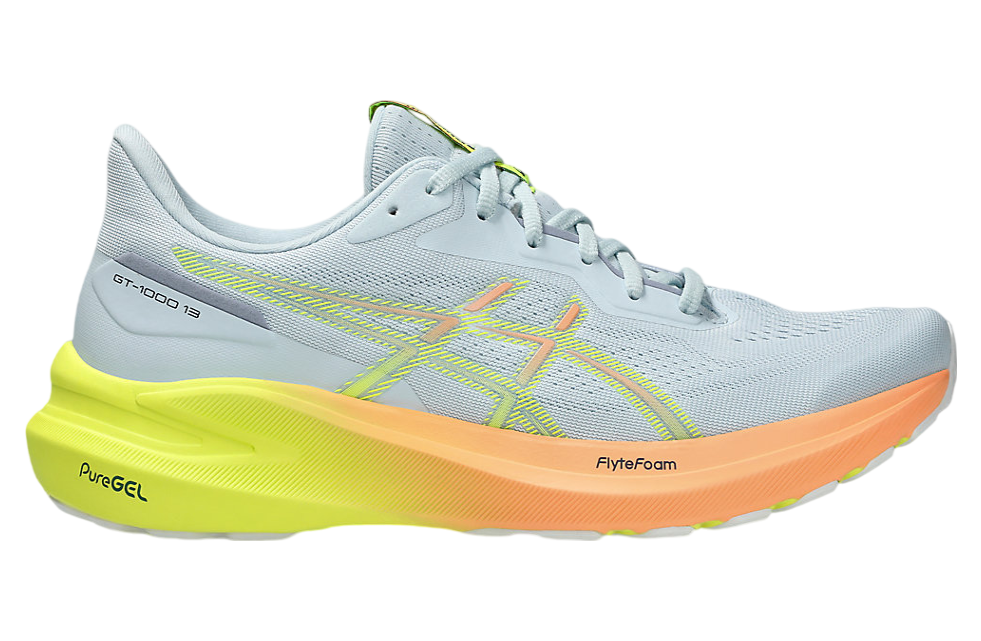 Asics GT-1000 13 Paris Cool Grey / Safety Yellow